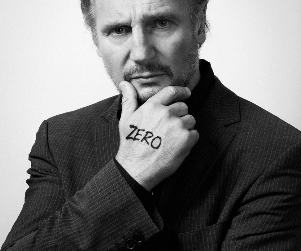 Liam Neeson <br> for Unicef's <br> Believe in Zero <br> campaign <br> 1 of 3